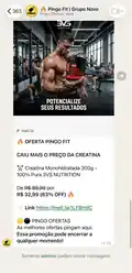 Oferta real 3VS no grupo Pingo Fit